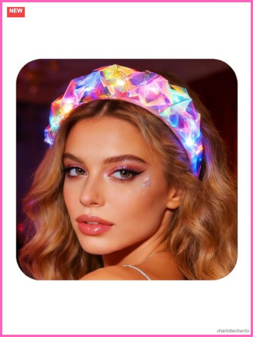 Light Up LED Headband Glow Costume Hair Accessories Women Girls